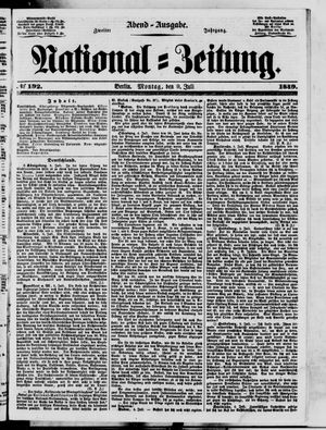National-Zeitung vom 08.07.1849