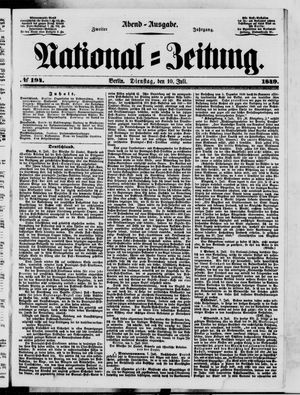 National-Zeitung vom 10.07.1849
