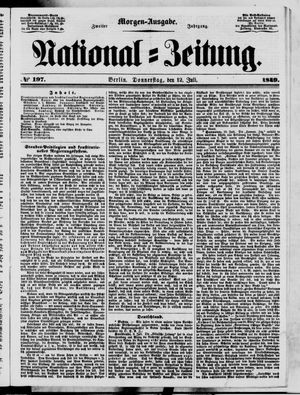 National-Zeitung vom 12.07.1849