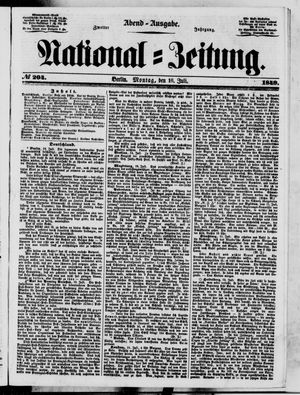 National-Zeitung vom 16.07.1849