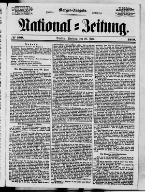 National-Zeitung vom 20.07.1849