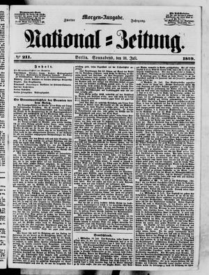 National-Zeitung vom 21.07.1849