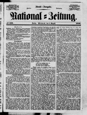 National-Zeitung vom 01.08.1849