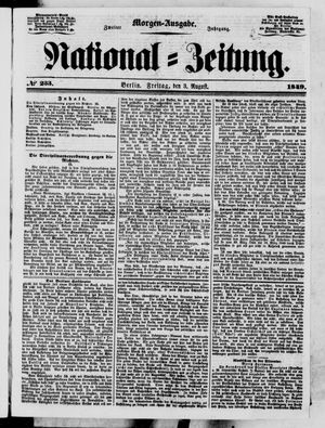National-Zeitung vom 03.08.1849