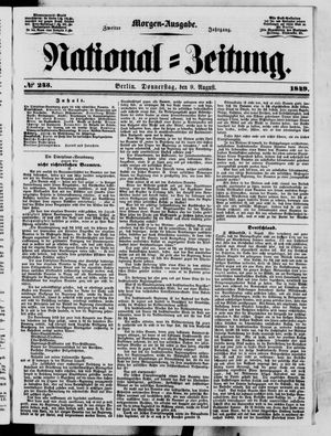 National-Zeitung vom 09.08.1849