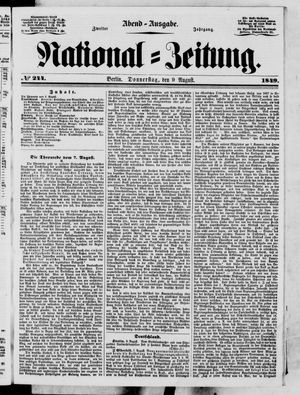 National-Zeitung vom 09.08.1849