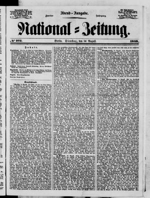 National-Zeitung vom 14.08.1849