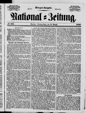 National-Zeitung vom 16.08.1849