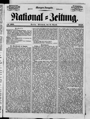 National-Zeitung vom 22.08.1849