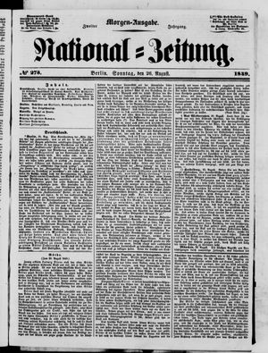 National-Zeitung vom 26.08.1849