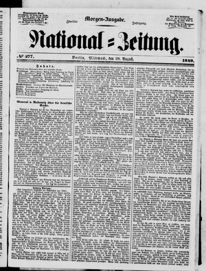 National-Zeitung vom 29.08.1849