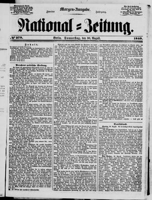 National-Zeitung vom 30.08.1849
