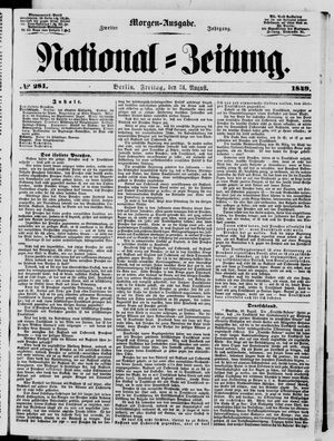 National-Zeitung vom 31.08.1849