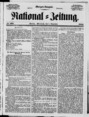 National-Zeitung vom 05.09.1849