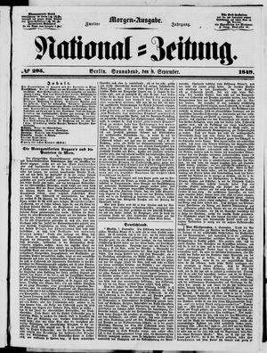 National-Zeitung on Sep 8, 1849