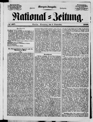 National-Zeitung vom 09.09.1849