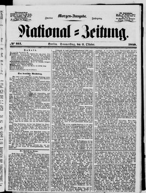National-Zeitung vom 11.10.1849