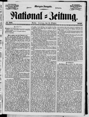 National-Zeitung vom 12.10.1849