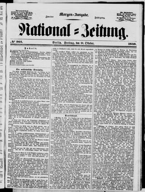 National-Zeitung vom 19.10.1849