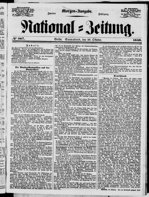 National-Zeitung vom 20.10.1849