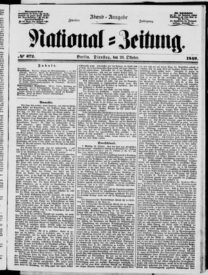 National-Zeitung vom 23.10.1849
