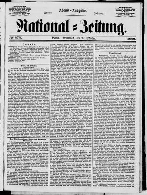 National-Zeitung vom 24.10.1849