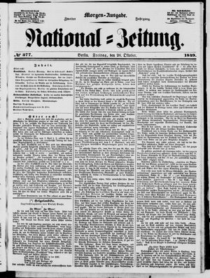National-Zeitung vom 26.10.1849