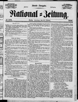 National-Zeitung vom 26.10.1849