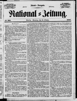 National-Zeitung vom 29.10.1849