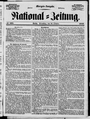 National-Zeitung vom 30.10.1849
