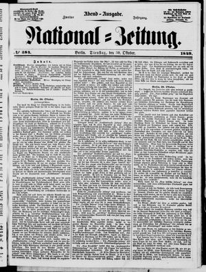 National-Zeitung vom 30.10.1849