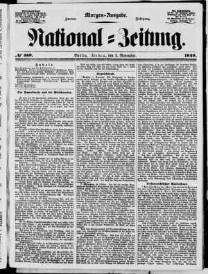 National-Zeitung vom 02.11.1849