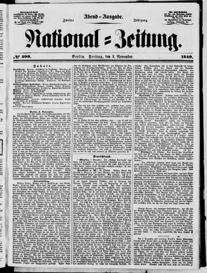National-Zeitung vom 02.11.1849