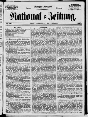National-Zeitung vom 03.11.1849