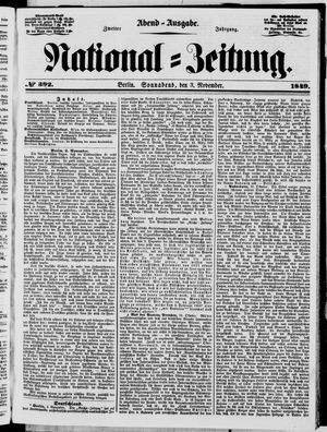 National-Zeitung vom 03.11.1849