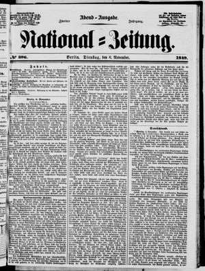 National-Zeitung vom 06.11.1849