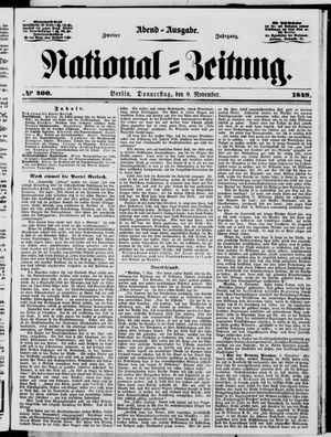 National-Zeitung vom 08.11.1849