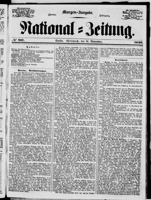 National-Zeitung vom 21.11.1849