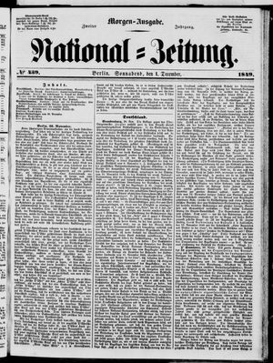 Nationalzeitung on Dec 1, 1849