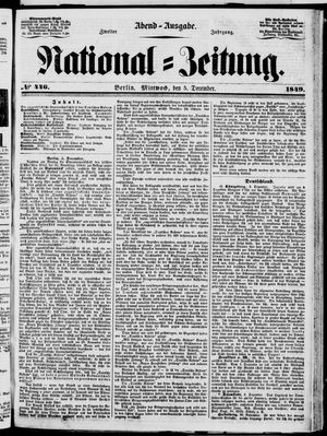 Nationalzeitung vom 05.12.1849
