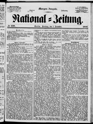 Nationalzeitung vom 07.12.1849