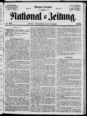 Nationalzeitung vom 08.12.1849