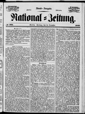 Nationalzeitung on Dec 14, 1849