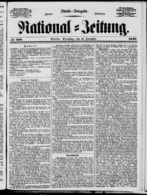 Nationalzeitung on Dec 18, 1849