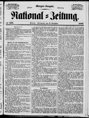 Nationalzeitung on Dec 19, 1849
