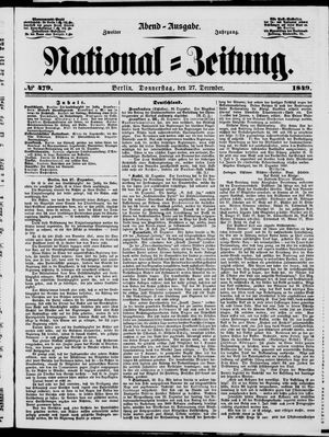 Nationalzeitung on Dec 27, 1849