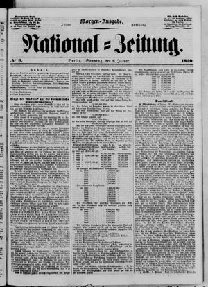 Nationalzeitung vom 06.01.1850