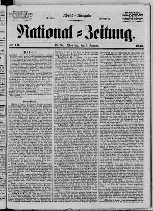 National-Zeitung vom 07.01.1850