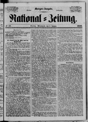Nationalzeitung vom 09.01.1850
