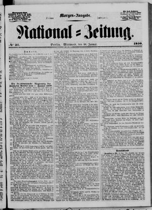 Nationalzeitung vom 16.01.1850